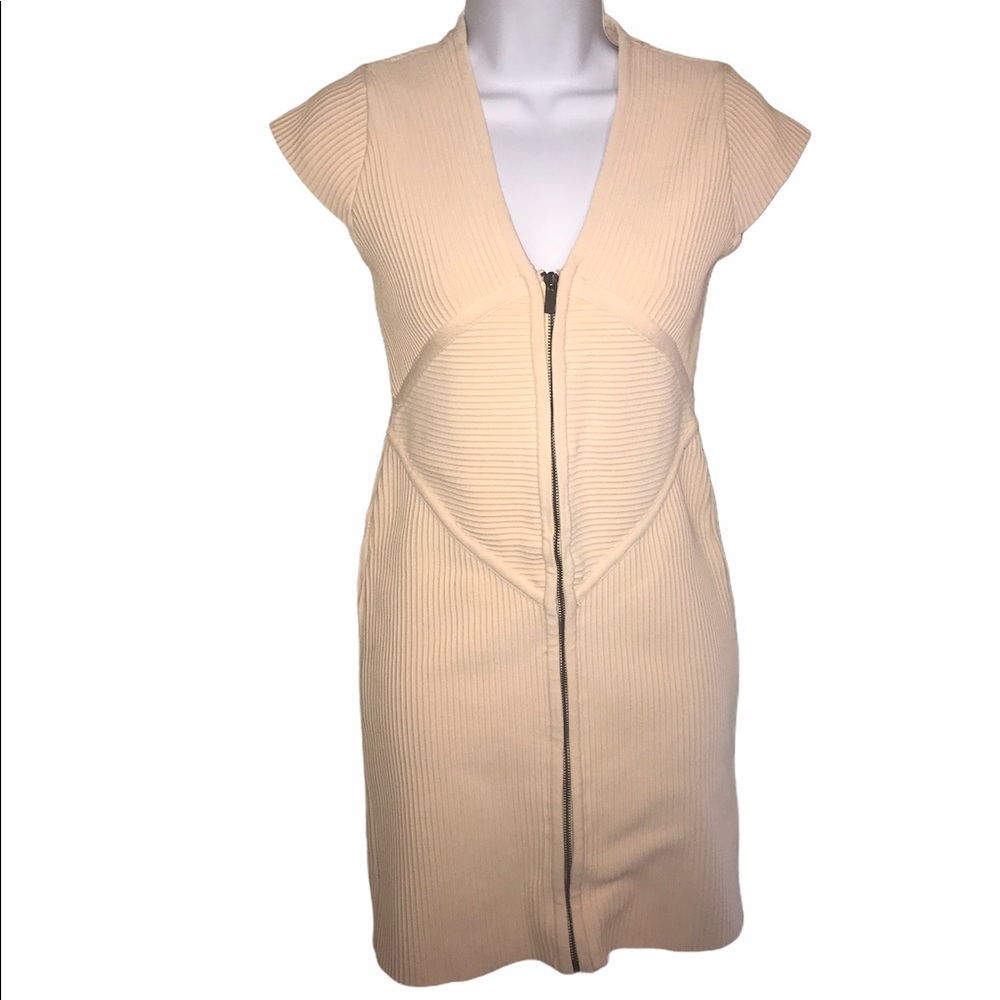 Alberto Makali Nude Bandage Dress